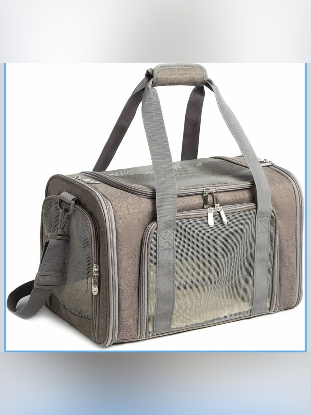 Airline Approved Soft-Sided Pet Carrier – Medium (17” x 11” x 11”) | Like New